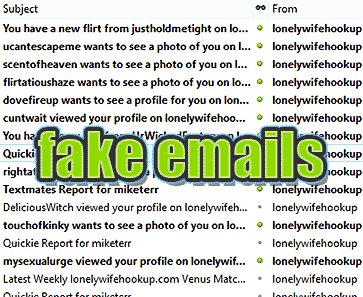 fake emails