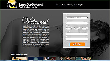 Localsexfriends.com homepage