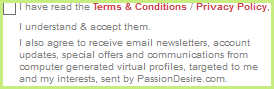 Passiondesire.com terms and conditions