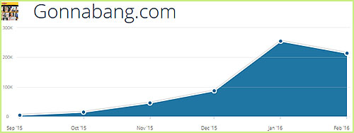 Gonnabang.com statistics