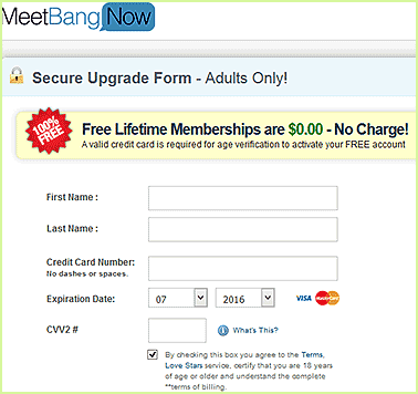 Meetbangnow.com credit card scam