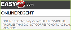 Easysex.com bogus profile pages